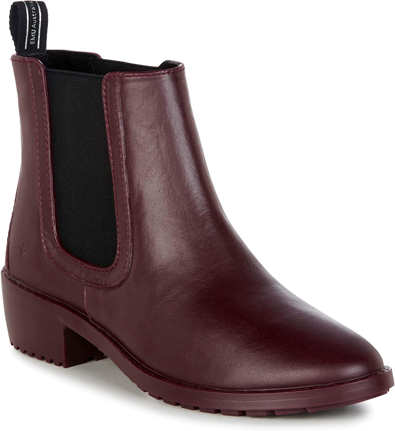 Bota de chuva Ellin feminina EMU Austrália, vinho tinto