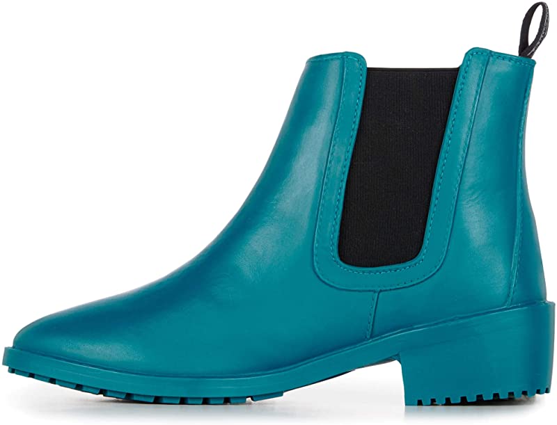 Bota de chuva Ellin feminina EMU Austrália, verde-azulado, tamanho 6 B(M) EUA
