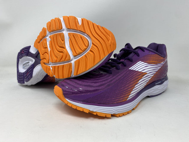 Tênis de corrida feminino Diadora Mythos Blushield Fly 3, violeta, tamanho 9,5 B(M) EUA