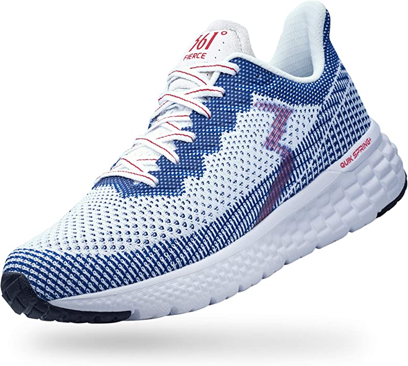 Tênis de corrida masculino Fierce 361 Degrees, azul, tamanho 8 D(M) EUA