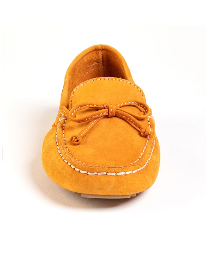 Earth Origins Monarch Driving Flats Feminino Laranja Tamanho 6.5 B(M) EUA