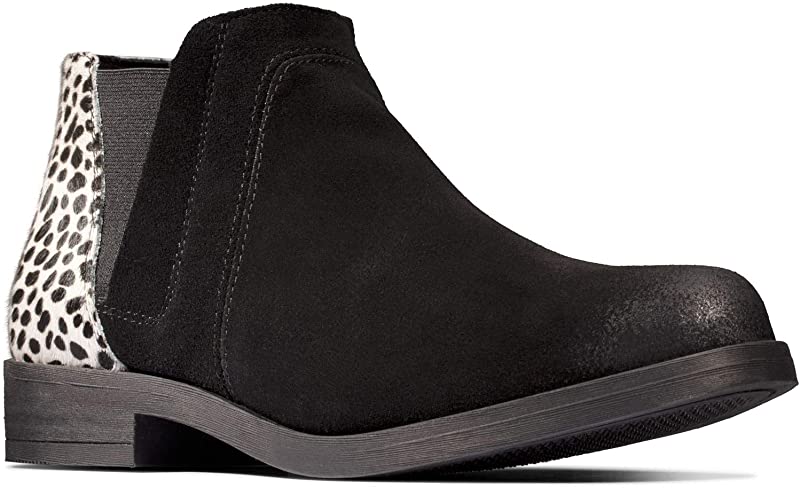 Botas Clarks Demi 2 Beat Femininas Leopardo da Neve