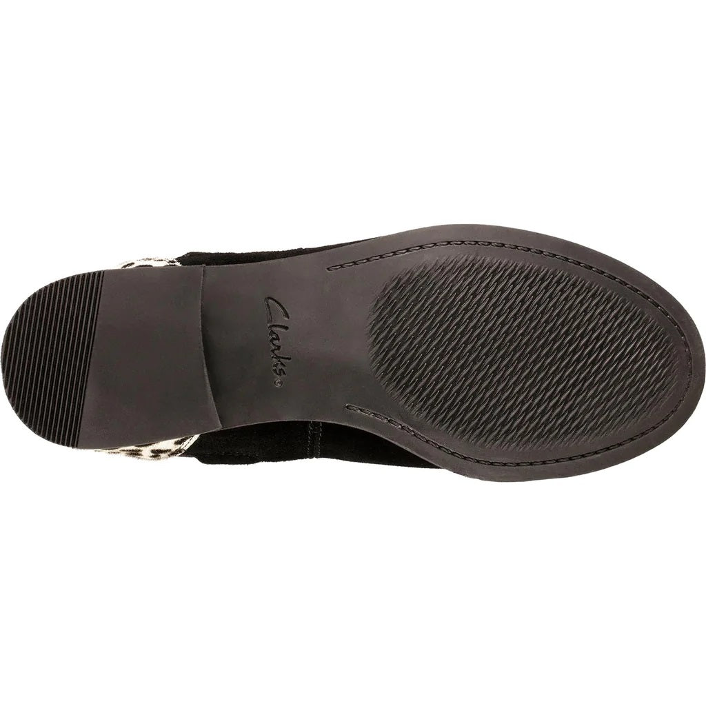 Botas Clarks Demi 2 Beat Femininas Leopardo da Neve