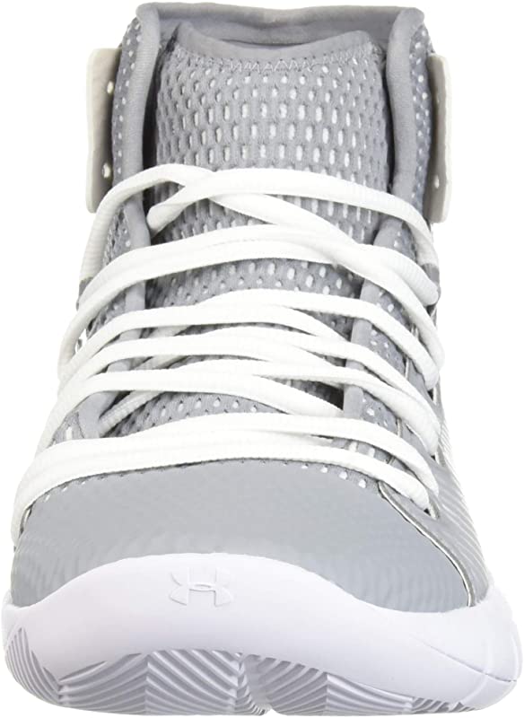Tênis de basquete Under Armour HOVR Havoc masculino, aço/branco