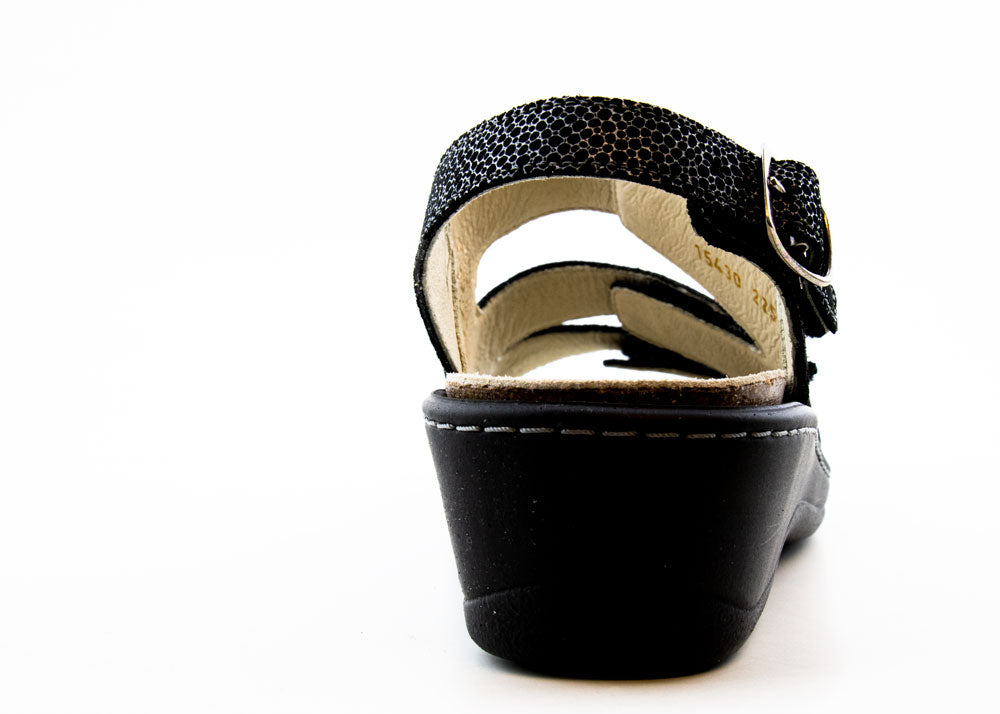 Sandália Fidelio Soft Line Gerti Feminina Preta