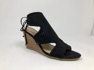 Sandálias femininas de salto Serina pretas tamanho 10 B(M) EUA