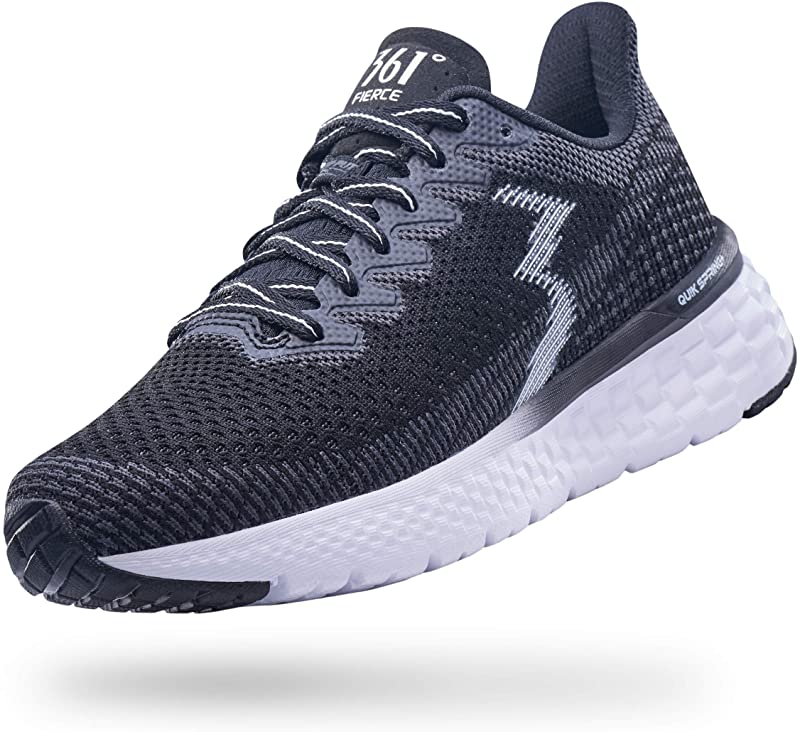 Tênis de corrida feminino Fierce 361 Degrees, preto, tamanho 6 B(M) EUA