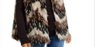 Colete falso Say What Junior's marrom tamanho X-S