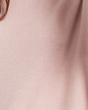 Suéter feminino Hippie Rose Juniors com gola falsa, confortável, rosa, tamanho extrapequeno